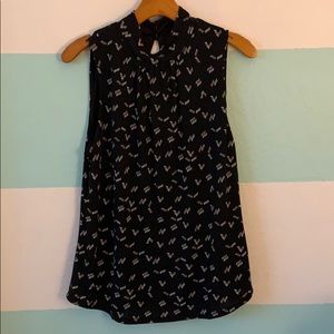 WHBM MU Mock Shirred Shell